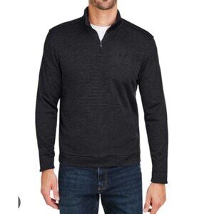 Under Armour Mens Sweatshirt XXL Black/Gray ColdGear Zip Pullover Loose Sporty